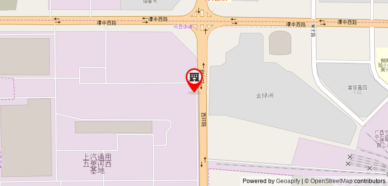 Bản đồ đến City Comfort Inn Liuzhou Wuling Liutai Road