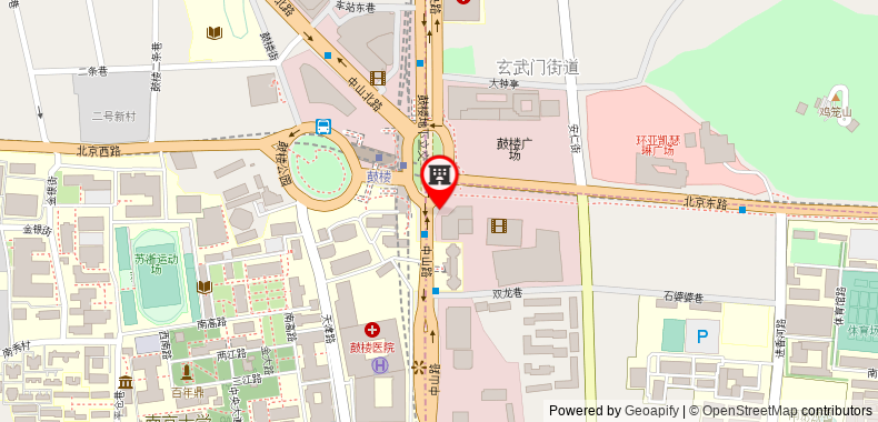 Bản đồ đến GreenTree Inn Nanjing Gulou