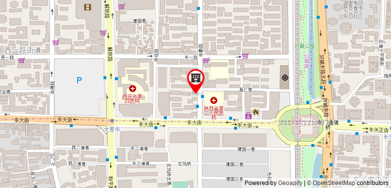 Bản đồ đến Khách sạn Bestay Express Xian Jiefang Road