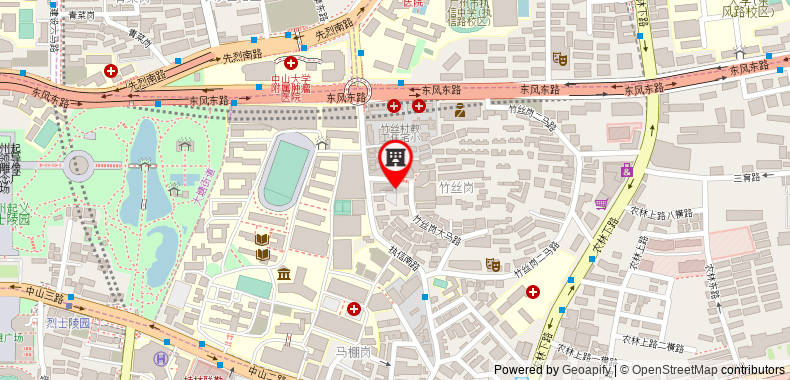 Nomo International Apartment Times YOU Guangzhou on maps