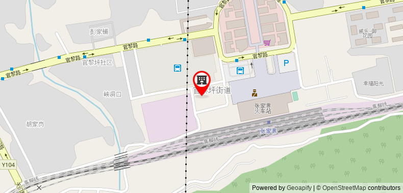 Bản đồ đến Zhangjiajie Tujia Man Inn