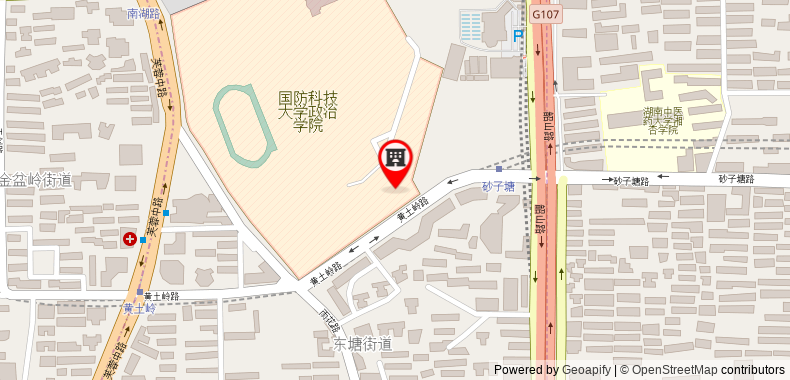 Bản đồ đến Jinjiang Inn Changsha Nanhu Road Metro Station
