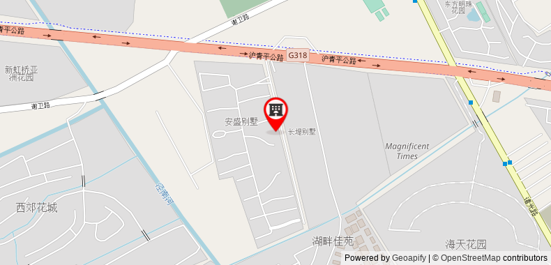 House Near Shanghai Hongqiao International Airport on maps
