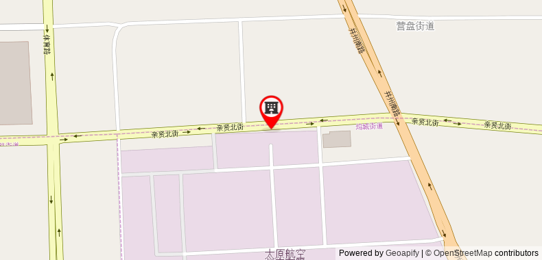 Bản đồ đến Khách sạn Green Tree Inn Taiyuan Eastern Qinxian
