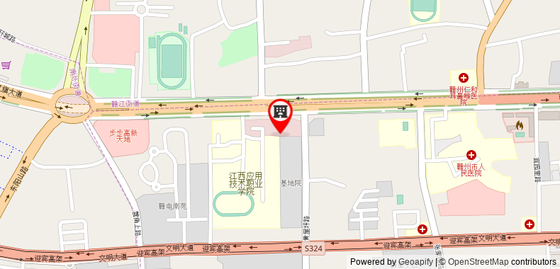 Bản đồ đến Ganzhou Qixi International Youth Hostel