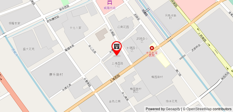Bản đồ đến Holiday Inn Taicang City Centre