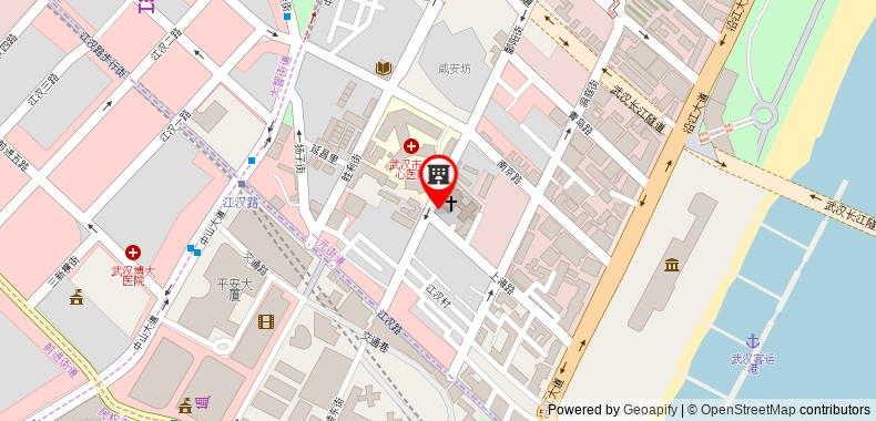 Bản đồ đến Khách sạn Dorsett Wuhan