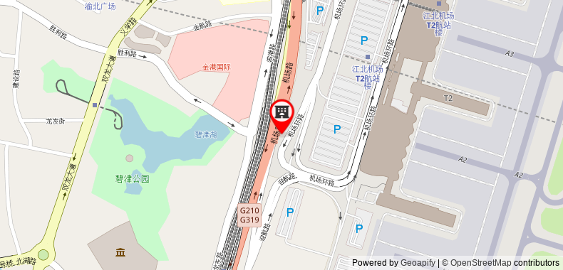 Bản đồ đến Khách sạn Days & Suites Hillsun Chongqing