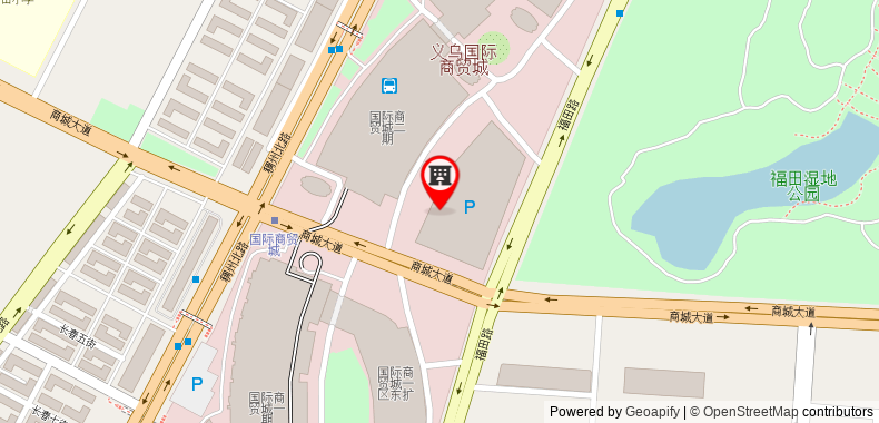 Bản đồ đến Khách sạn Yiwu Outing Fashion