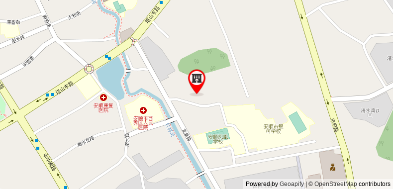 Bản đồ đến 7 Days Inn Anshun Tashan Plaza Xin Da Shi Zi Branch