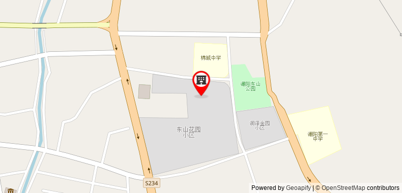 Bản đồ đến 7 Days Inn Shantou Chaoyang Dongshan Road Branch
