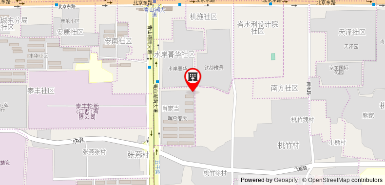 Bản đồ đến Khách sạn GreenTree Inn Nanchang East Beijing Road Nanchang University Express