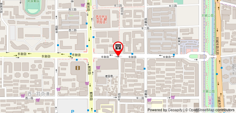 Grand Mercure Xian on Renmin Square on maps