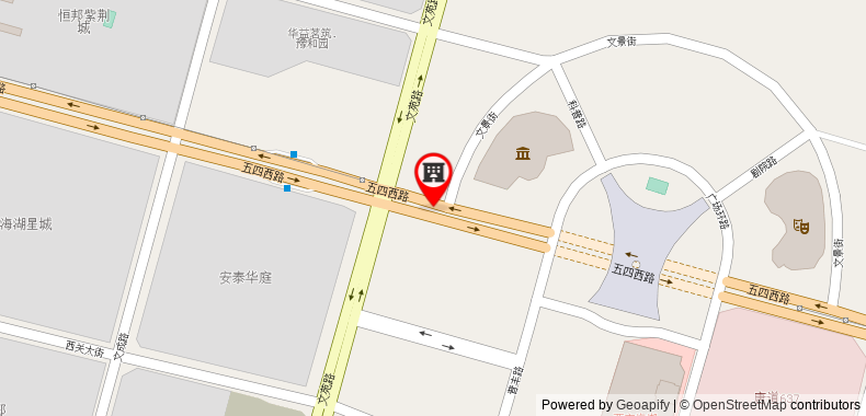 Bản đồ đến Khách sạn Lavande Xining Hai Lake New District Stadium