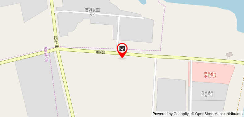 Bản đồ đến Khách sạn GreenTree Inn Anhui Luan Shouxian Dinghu Avenue Express