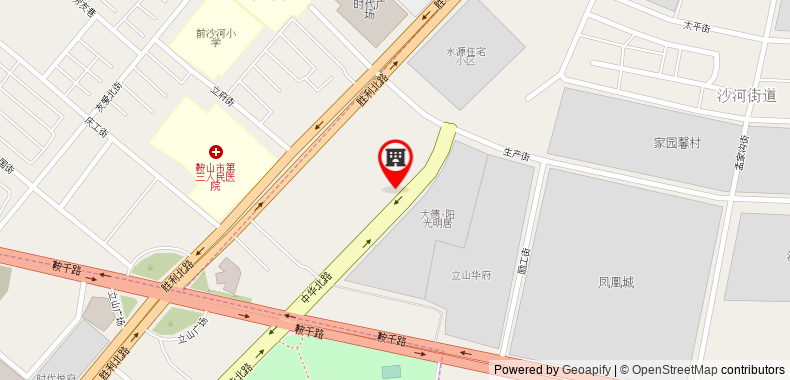 Pullman Anshan Time Square Hotel on maps