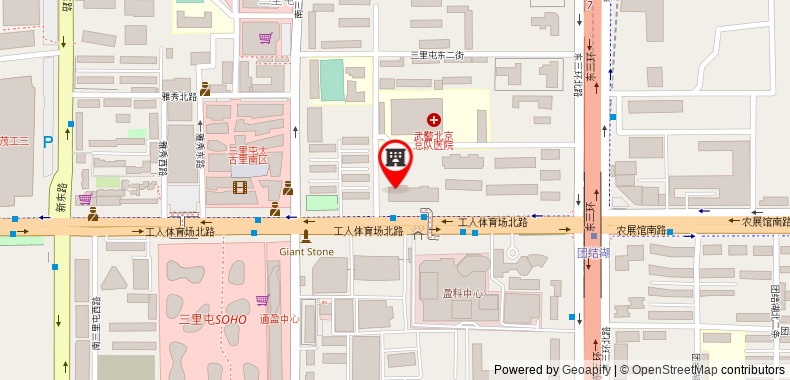 CHAO Sanlitun Beijing on maps