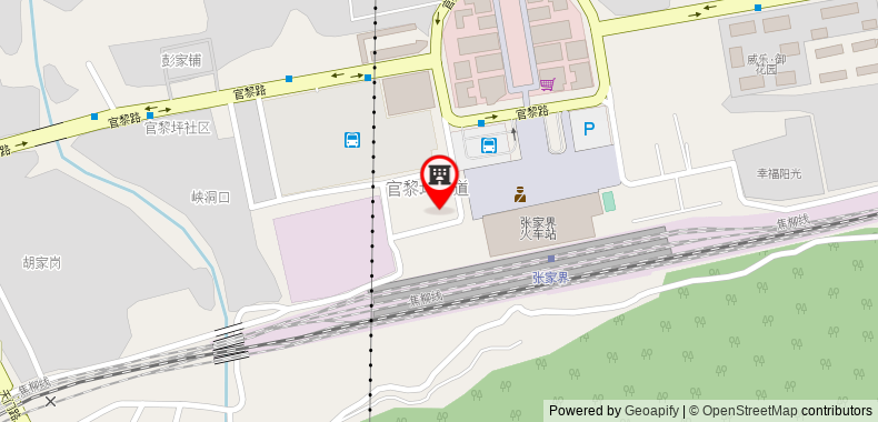 Bản đồ đến Zhangjiajie 26 Degree Theme Hostel