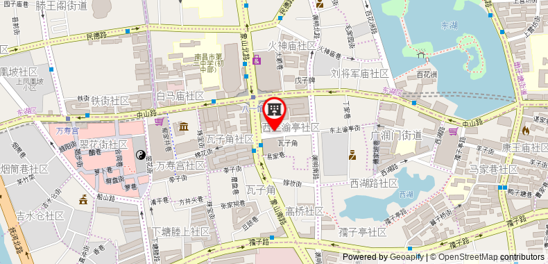 Bản đồ đến Khách sạn Nanchang Oriscene Garden