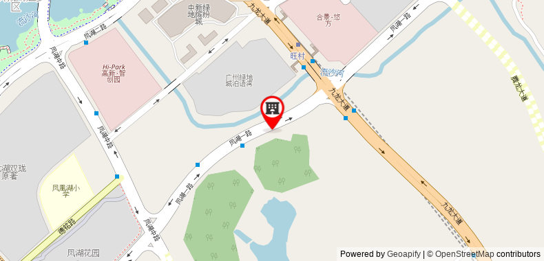 THE MODERN HOTEL Guangzhoua on maps