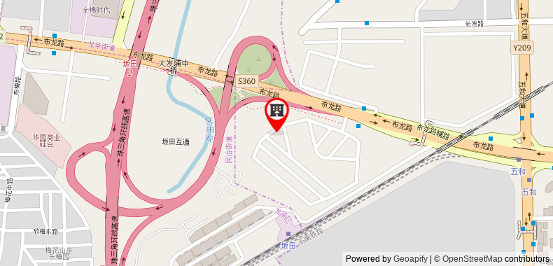 Bản đồ đến Khách sạn Shenzhen Tai Hao Garden