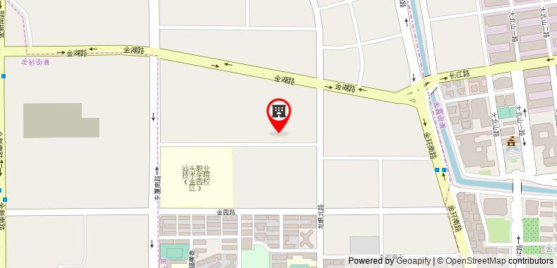 Bản đồ đến Khách sạn GreenTree Inn Shantou Jinhu Road Business