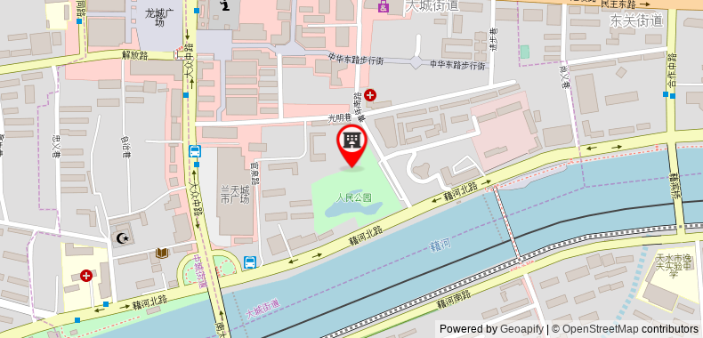Bản đồ đến Khách sạn GreenTree Inn Gansu Tianshuilantiancheng Square