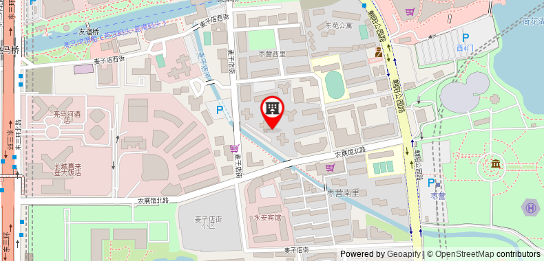 Bản đồ đến Khách sạn The Great Wall Beijing