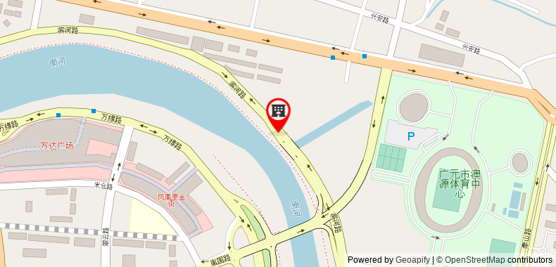 Bản đồ đến Khách sạn Hanting Guangyuan Wanda Plaza
