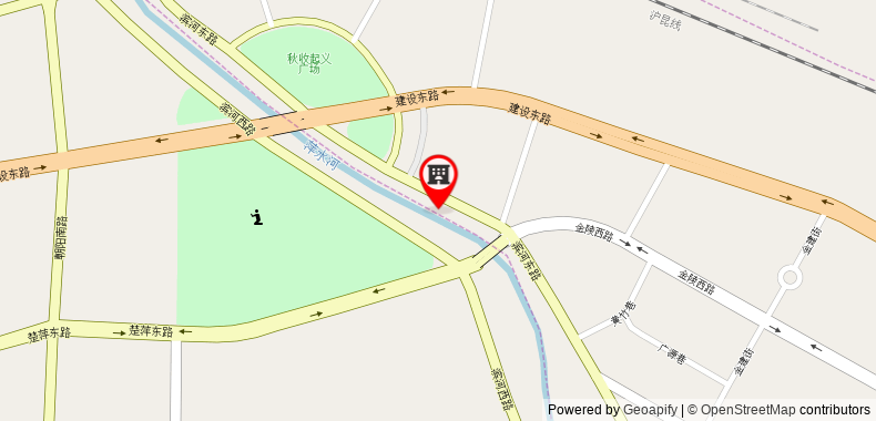 Bản đồ đến 7 Days Inn Pingxiang Railway Station Branch