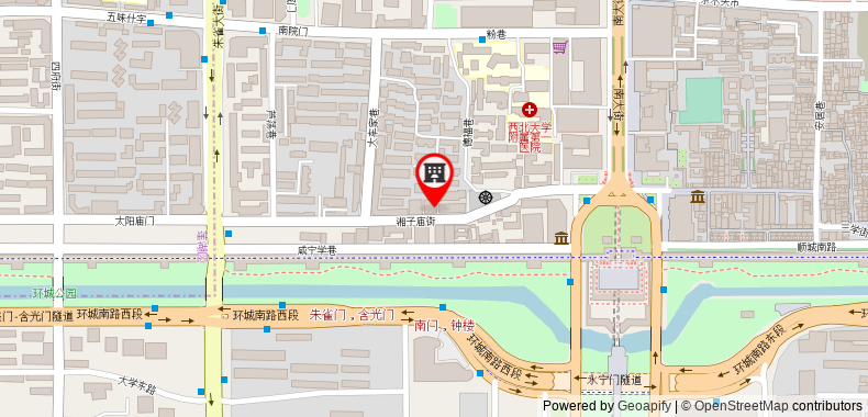 Bản đồ đến Khách sạn Xian Starway Bell Tower West