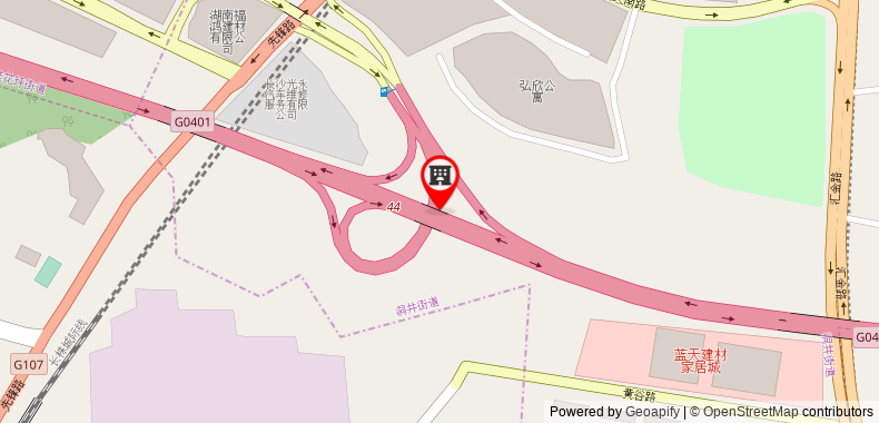 Ascott Xiangjiang FFC Changsha on maps