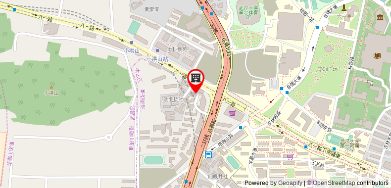 在地图上查看武漢楚河漢街武漢大學亞朵酒店