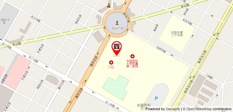 Bản đồ đến Shenyang North York Service Apartment