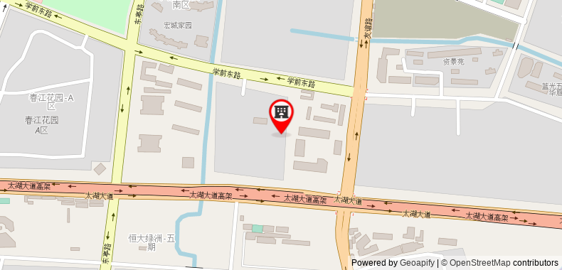 Radisson Collection, Wuxi on maps