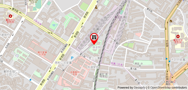 Bản đồ đến Khách sạn Xiangyang Hechi Shang Pin