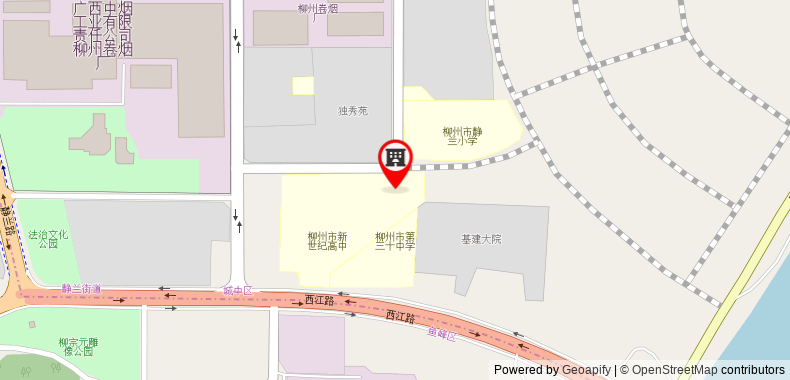 Bản đồ đến City Comfort Inn Liuzhou The Mixc Xijiang Road