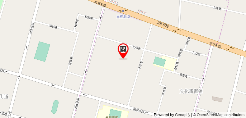 Bản đồ đến 7 Days Inn Yinchuan West Tower Branch