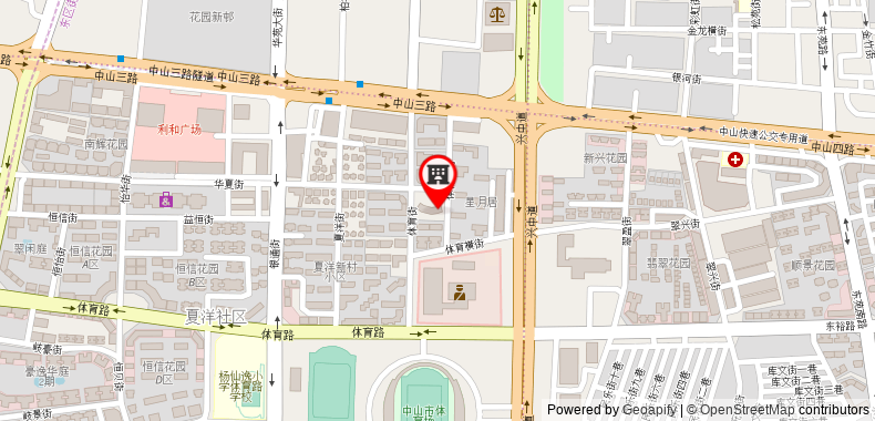 在地图上查看中山京華世紀酒店