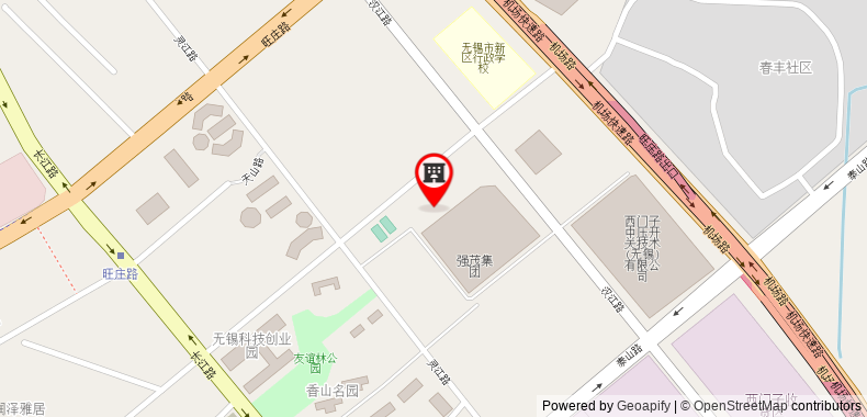 Bản đồ đến Khách sạn Vatica Wuxi Xinwu District Wangzhuang Road Powerlong Square