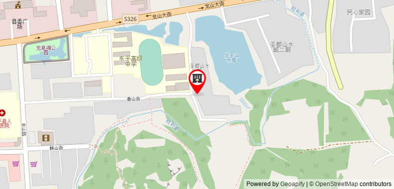 Bản đồ đến GreenTree Inn Tai'an Dongping County Xishan Road