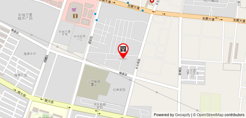 Bản đồ đến Khách sạn Hanting Premium Suqian Yanghe New District