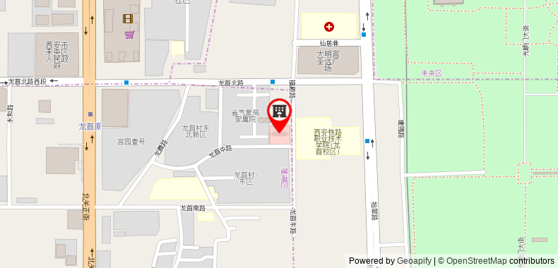 Bản đồ đến Novotel Xian Scpg