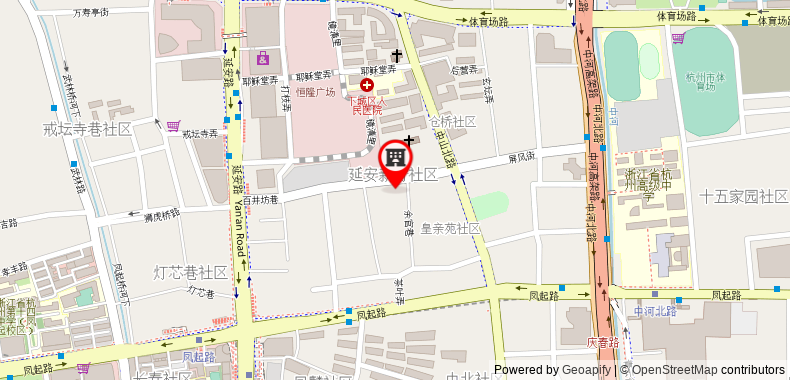 Bản đồ đến Khách sạn Zhejiang Grand