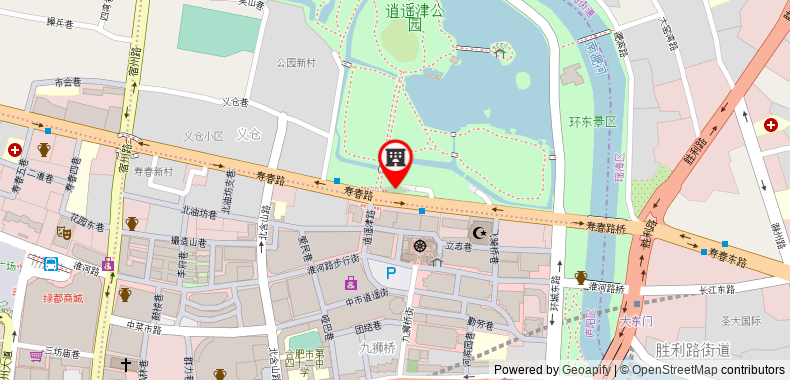 Bản đồ đến Crowne Plaza Hefei Rongqiao