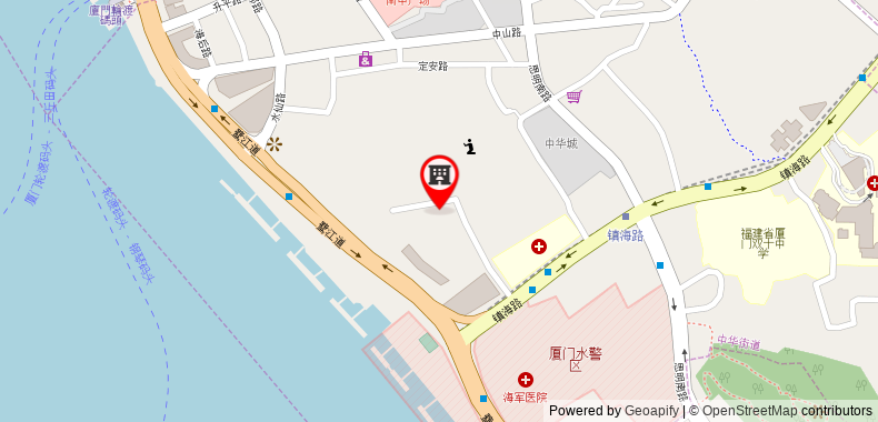 Bản đồ đến Khách sạn Xiamen Lujiang Harbourview