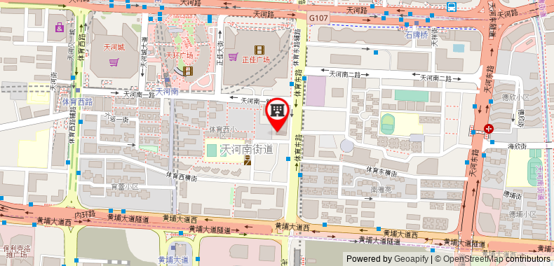 Sheraton Guangzhou Hotel on maps