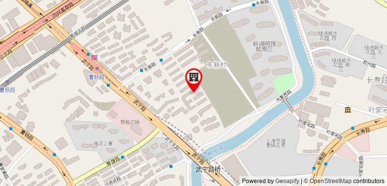Shanghai City Central Youth Hostel on maps