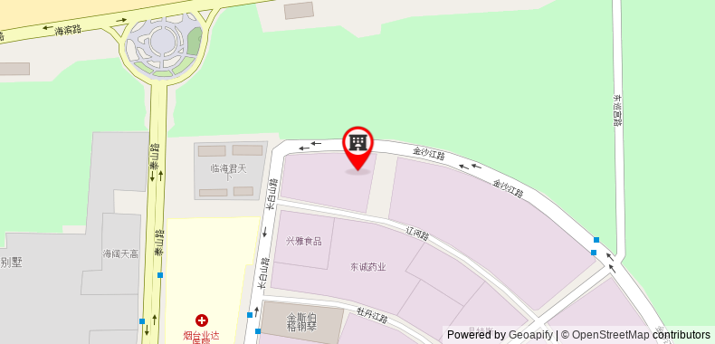Bản đồ đến Khách sạn Galaxy Minyoun Yantai Jinghai