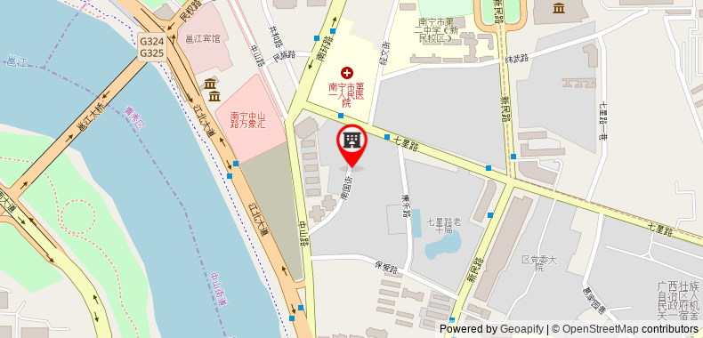Bản đồ đến Khách sạn Nanning Yongjiang